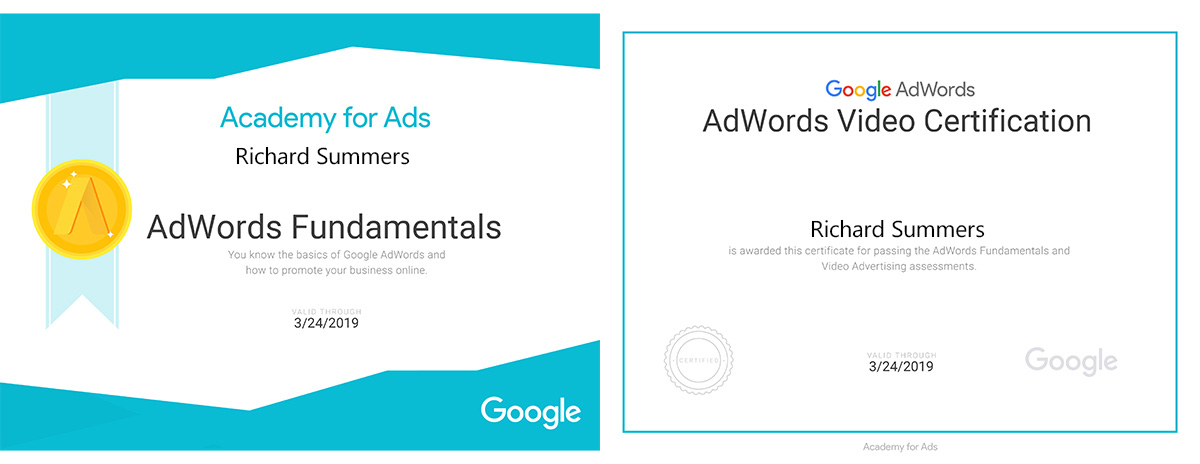 Certificación de videos de YouTube (Google Ads)