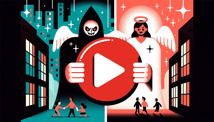 Both good and evil sell Youtube views